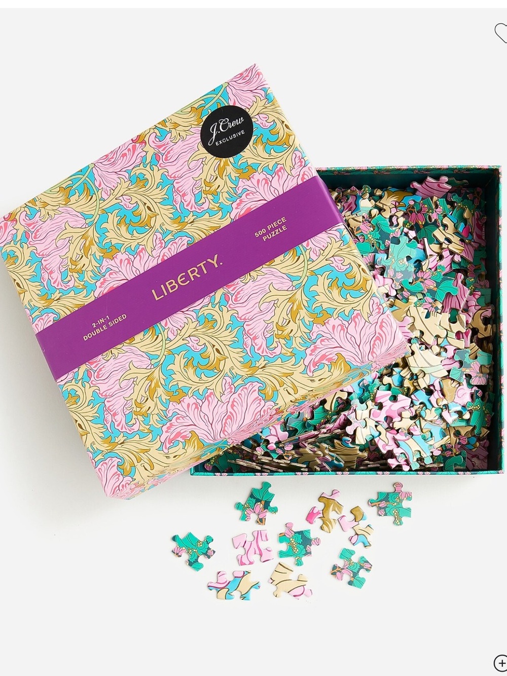 J. Crew Two-sided puzzle in Liberty® print (500 pc)
